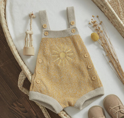 Sunrise Knit Suspender Outfit Hippo Boutique