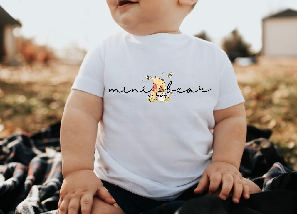 Mini Bear Baby & Toddler tshirt Hippo Boutique
