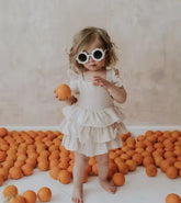 Ruffled bubble Romper Dress Hippo Boutique