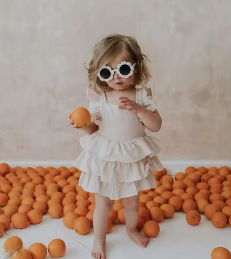 Ruffled bubble Romper Dress Hippo Boutique