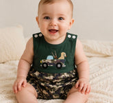 Baby Girl Camo Hunting Rompers Hippo Boutique
