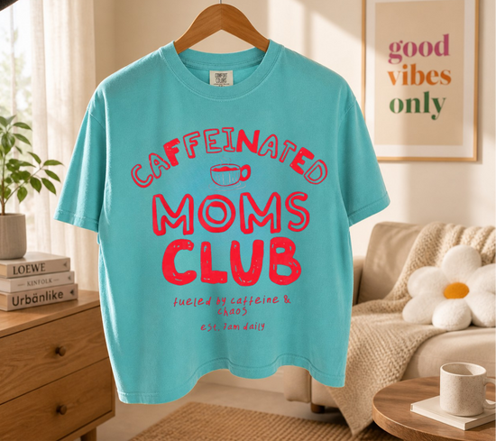 Cropped Top & T-Shirts - Caffeinated Moms Club Hippo Boutique