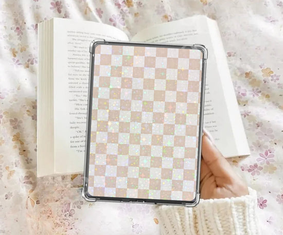 Kindle Insert - Brown Checkered