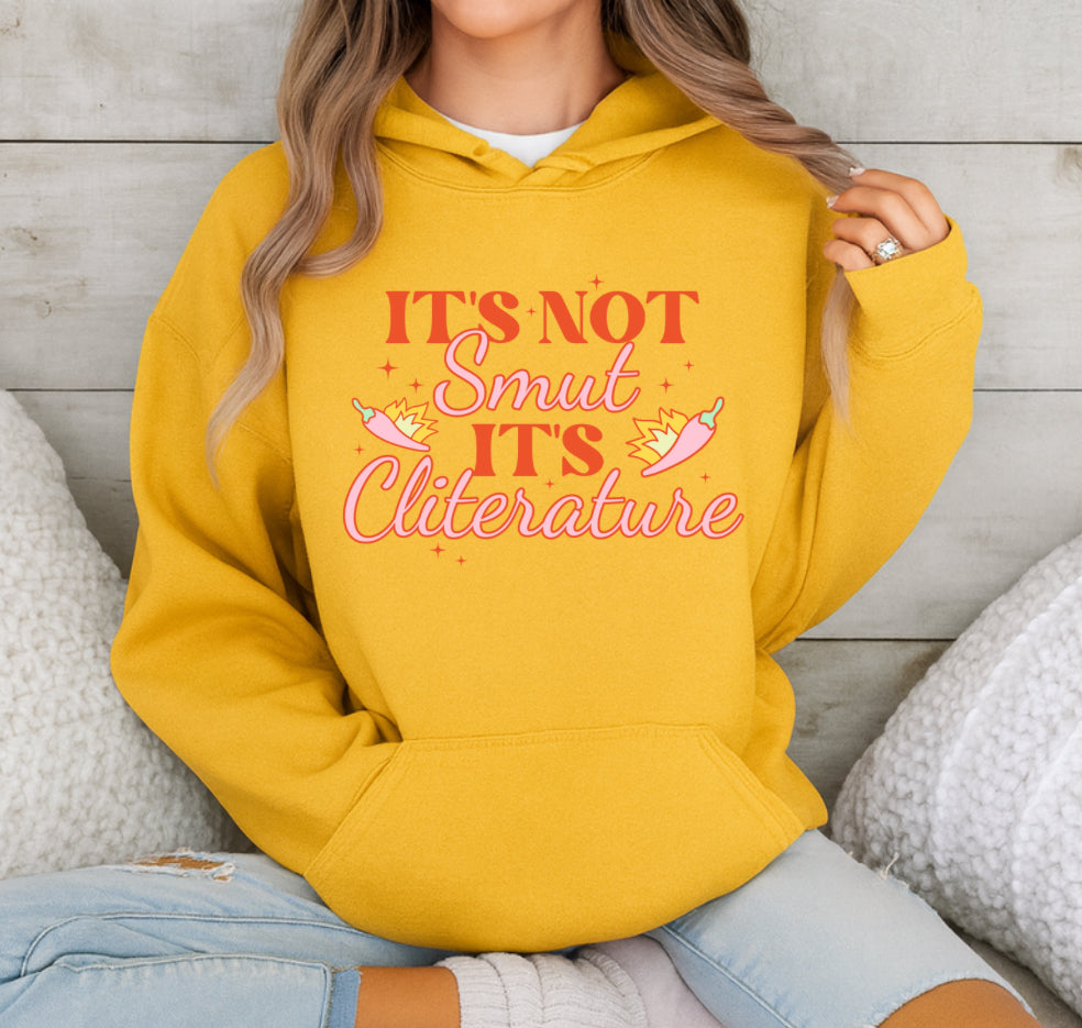 Women’s Bookish Sweatshirts & Hoodies - It’s Not Smut Hippo Boutique