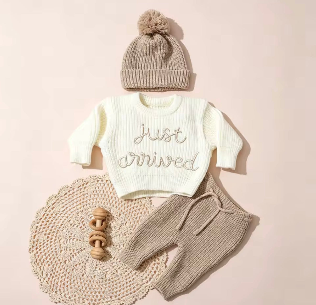 Newborn Baby Knit Coming Home Outfit Hippo Boutique