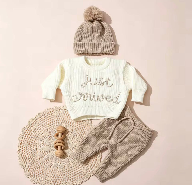 Newborn Baby Knit Coming Home Outfit Hippo Boutique