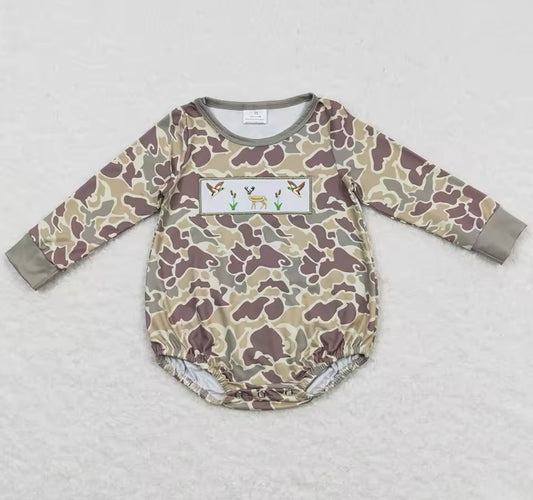 Camouflage Deer Rompers Hippo Boutique