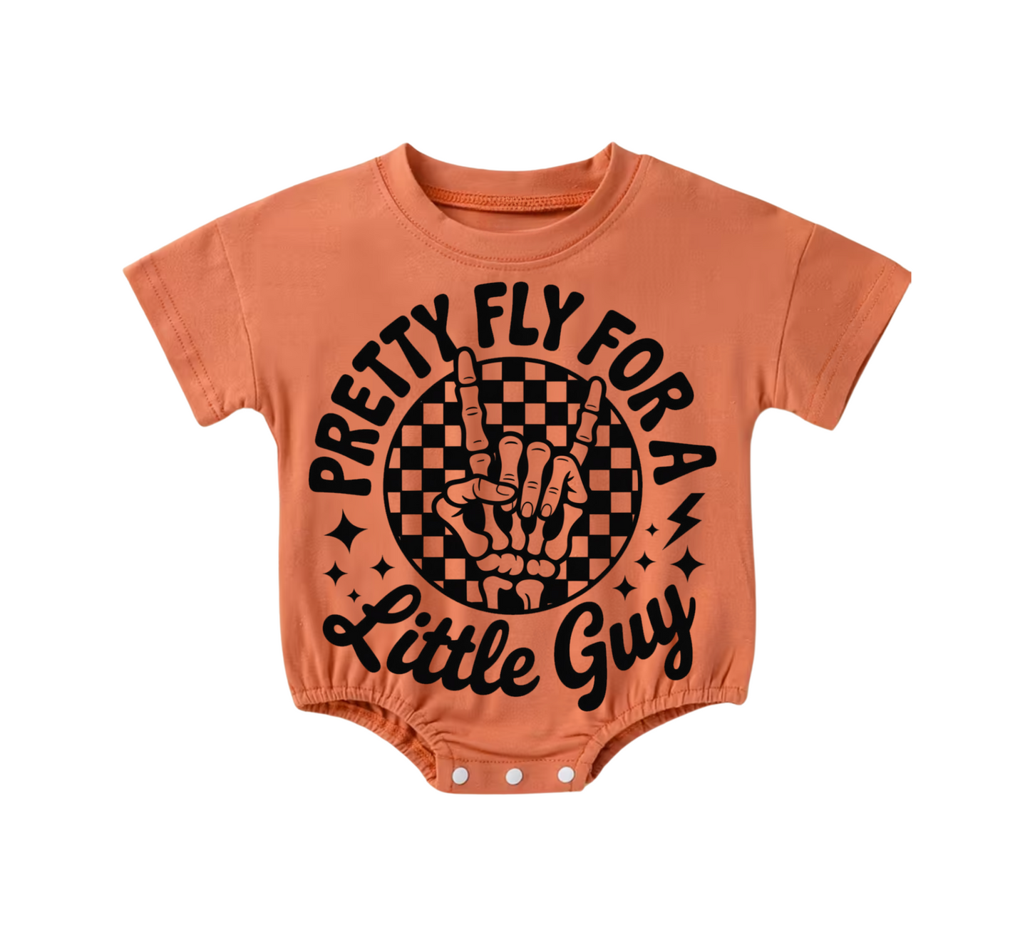 Baby t-shirt Bubble Romper - Pretty Fly Hippo Boutique