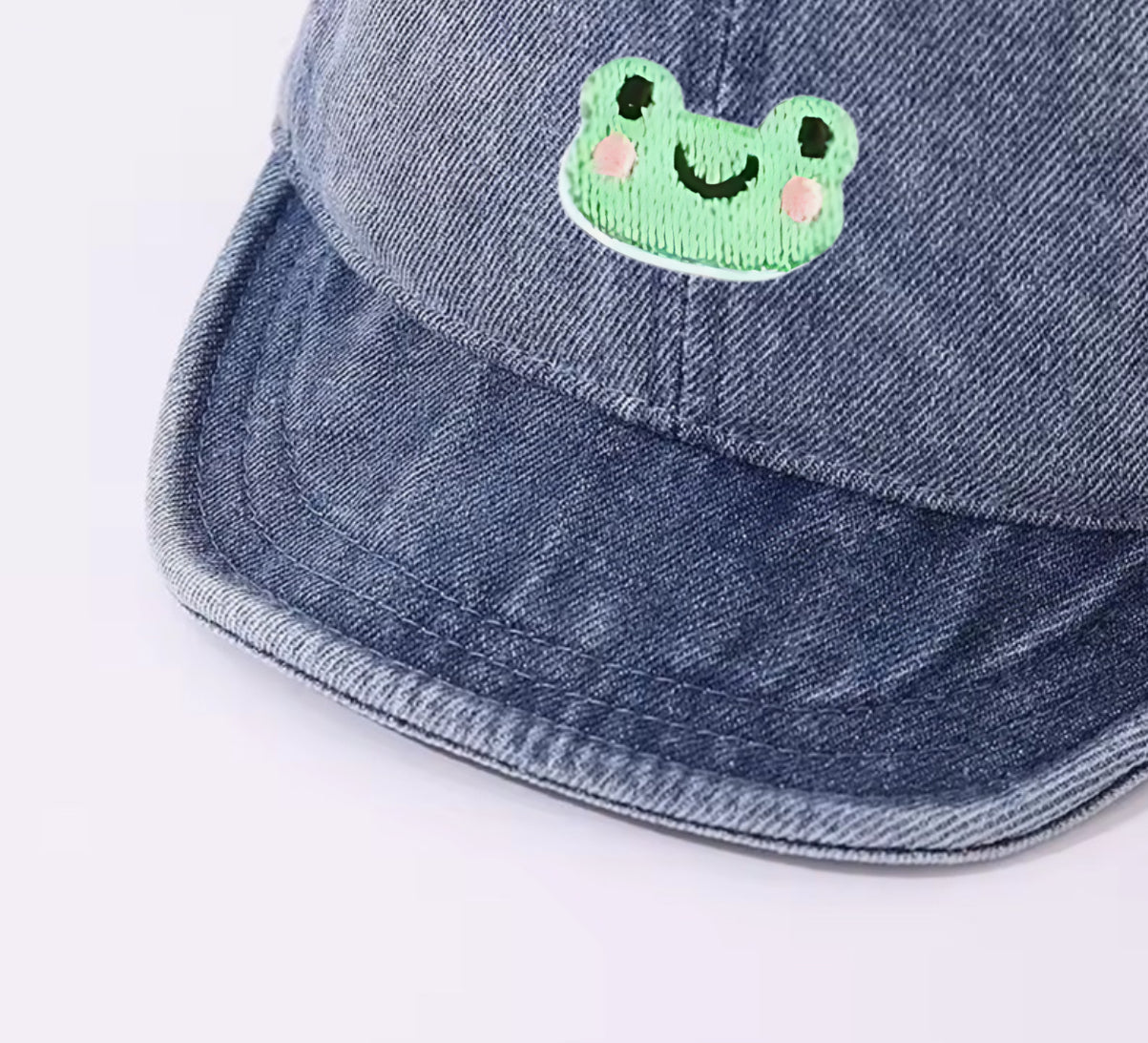 Smiley Frog Soft Edge Baby Hats Hippo Boutique