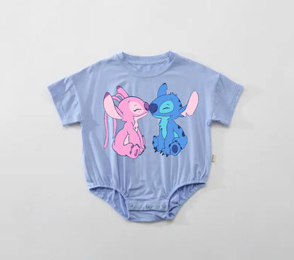 Baby stitch t-shirt Bubble Romper