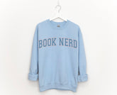Book Nerd Sweatshirt Hippo Boutique