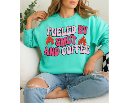 Bookish Sweatshirts & Hoodies - Fueled by Smut & Coffee