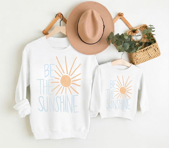 Mama & Mini Matching Sweatshirts - Be the Sunshine Hippo Boutique