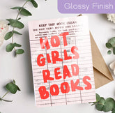 Kindle Insert - Boys in Books are Just Better Library Card Hippo Boutique