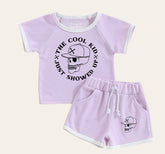 Cool Kid Baby & toddler shorts and t-shirt outfit Hippo Boutique