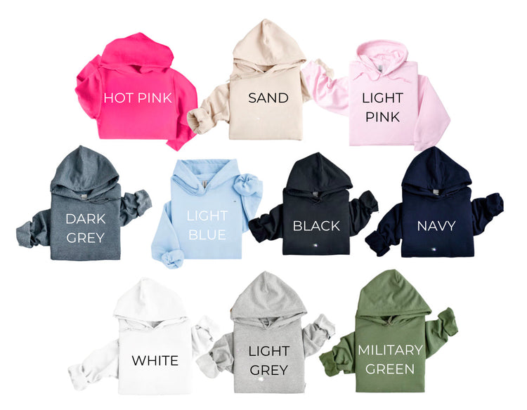 Custom Mama Hoodie with children’s name on sleeve Hippo Boutique