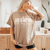 Life is Better with my Boys Women’s T-Shirts Hippo Boutique