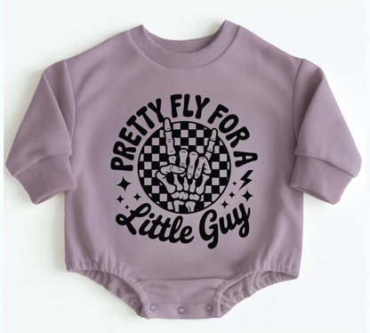 Baby Oversized Romper Sweatshirt - Pretty Fly
