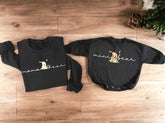Mama Bear & Mini Bear matching Baby Sweatshirt Romper bodysuit & Crewneck Hippo Boutique