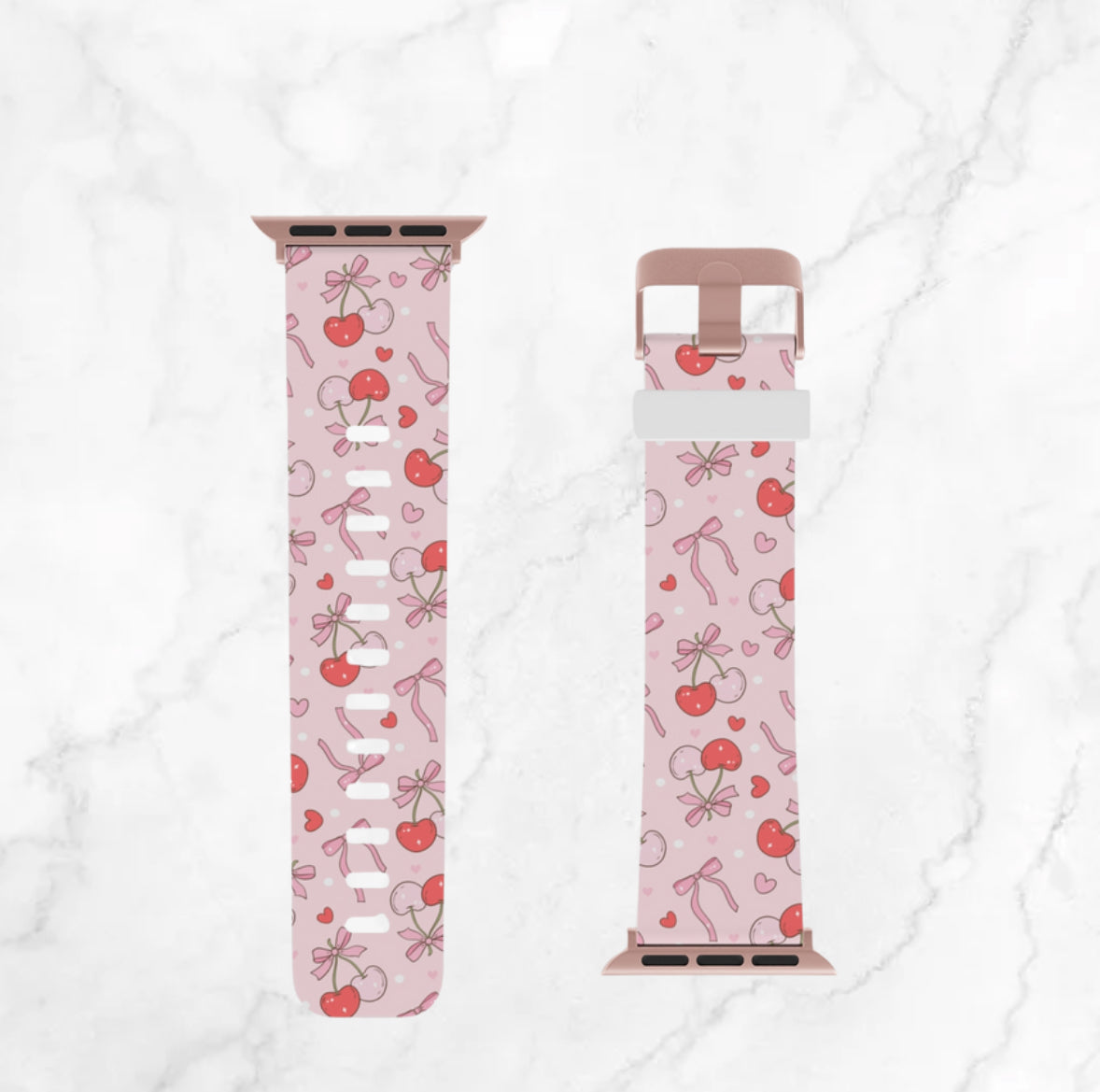 Apple Watch Band - Cherries & Bows