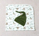 Welcome Home Duck Newborn Knot Gown Outfit Hippo Boutique