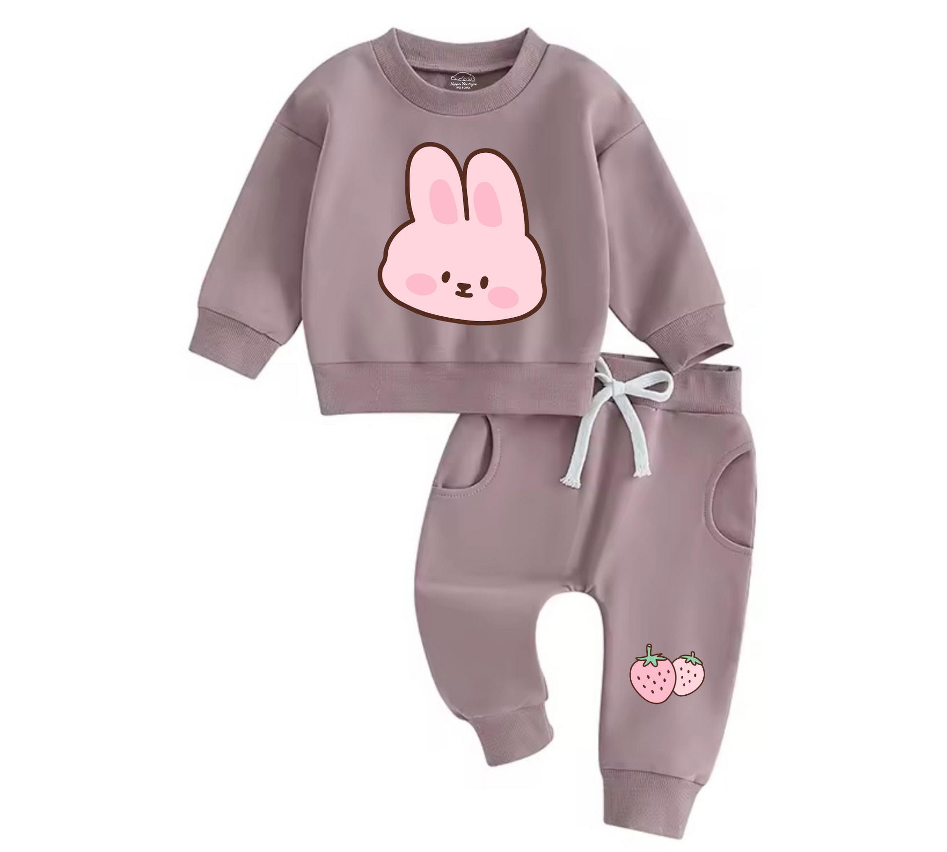 Baby Jogger Outfit - Bunny Strawberry Hippo Boutique