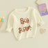 Knit Embroidered Big Sister sweater Hippo Boutique
