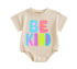Baby romper tshirt bodysuit - Be Kind Hippo Boutique