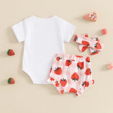 Berry Good Strawberry Outfit Set Hippo Boutique