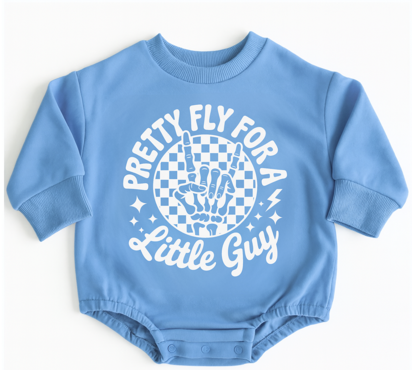 Baby Oversized Romper Sweatshirt - Pretty Fly