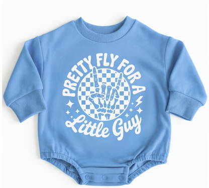 Baby Oversized Romper Sweatshirt - Pretty Fly