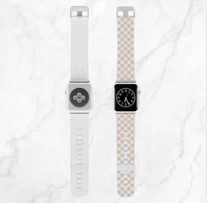 Apple Watch Band - Brown Checkered