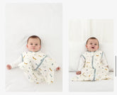 Newborn Baby 100% Organic Cotton Sleep sac - 1 Tog Hippo Boutique