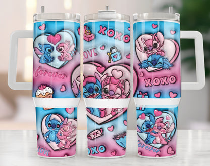 40oz Stanley Tumbler - 3D xox Stitch