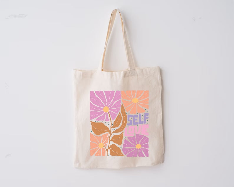 Self Love Tote Bag Hippo Boutique