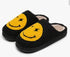Women’s Fuzzy Smiley Slippers Hippo Boutique