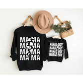 Mama & Mini Matching Sweatshirts - Mama’s Boy Hippo Boutique