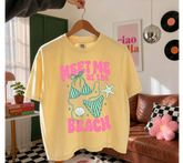 Cropped Top & T-Shirts - Meet me at the beach Hippo Boutique
