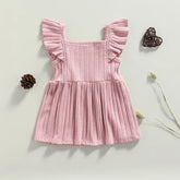 Knitted Sleeveless Baby Dress Hippo Boutique