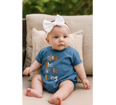 Baby t-shirt Bubble Romper - Enjoy the little things Hippo Boutique