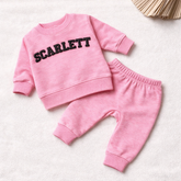 Newborn Baby Outfit Custom Puff Name Hippo Boutique