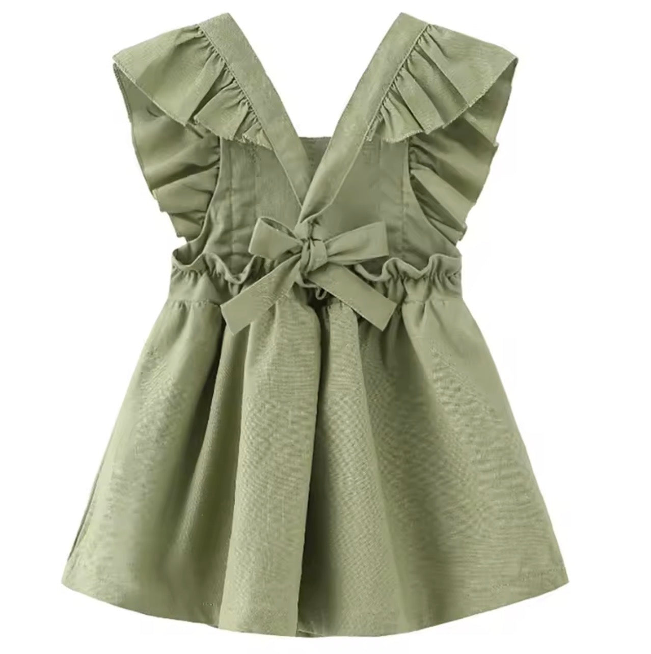 Ruffled Sleeveless Flared Dress Hippo Boutique