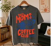 Cropped Top & T-Shirts - Tired Mom’s coffee club Hippo Boutique