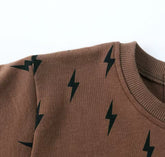 Brown Checkered Baby T-Shirt & Shorts outfit Hippo Boutique