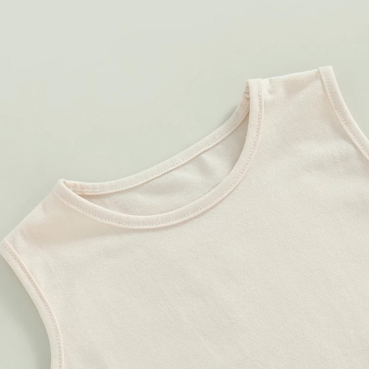 Baby & toddler sleeveless romper bodysuit Hippo Boutique