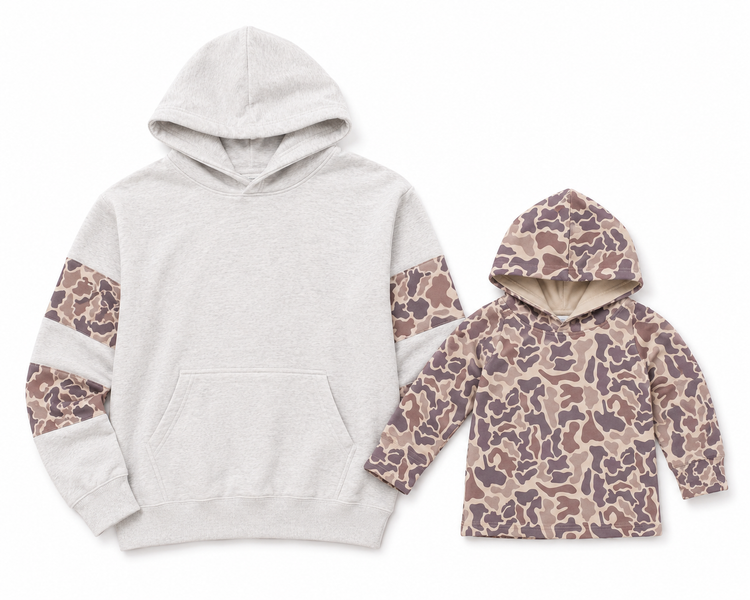 Matching Mama & Mini Camo Hoodies - Blank Hippo Boutique