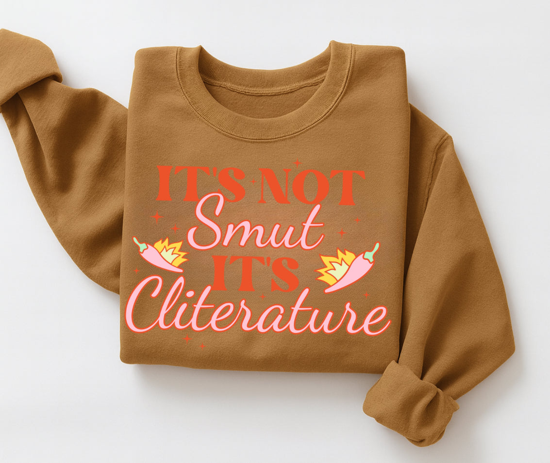Women’s Bookish Sweatshirts & Hoodies - It’s Not Smut Hippo Boutique
