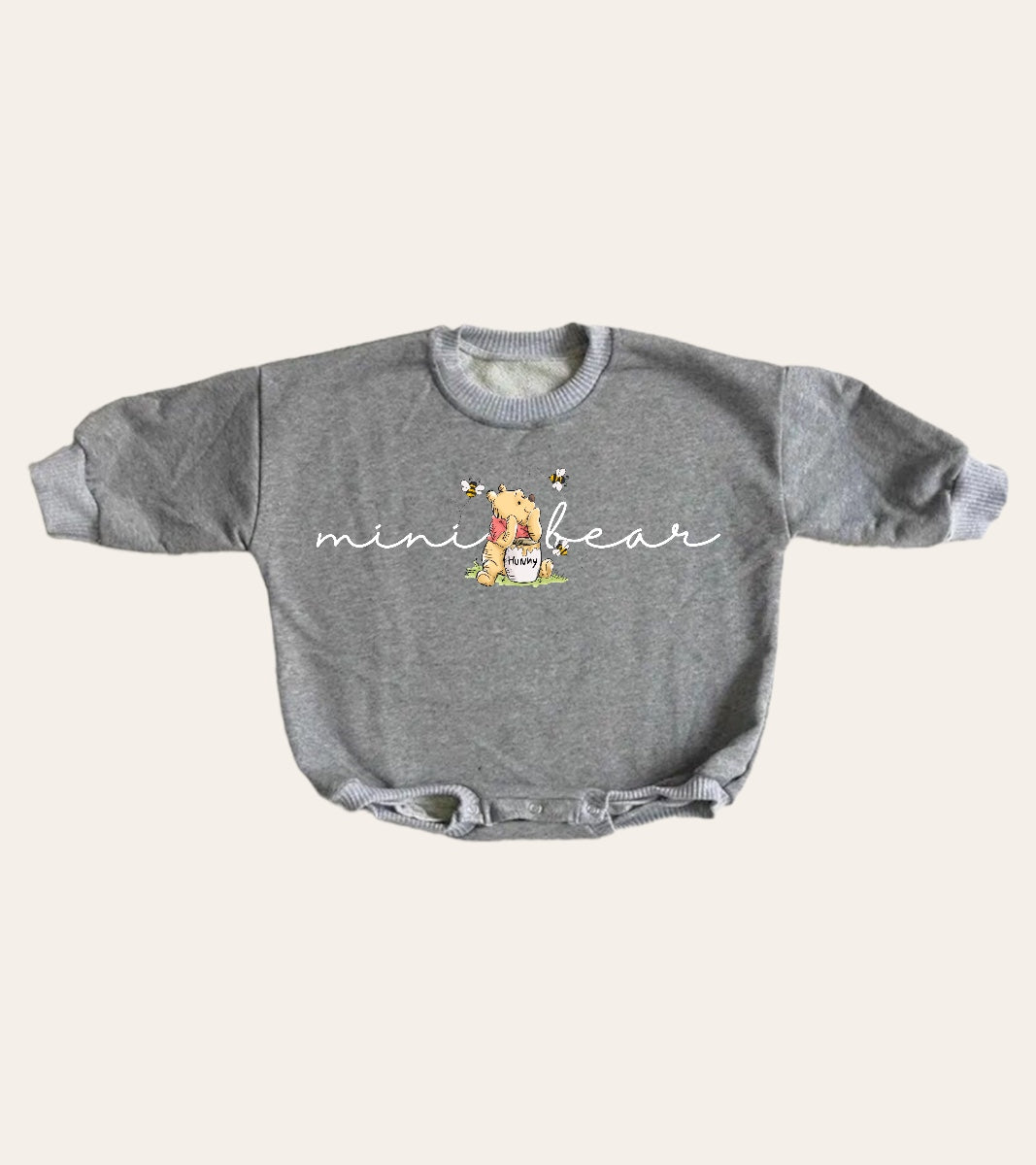 Mama Bear & Mini Bear matching Baby Sweatshirt Romper bodysuit & Crewneck Hippo Boutique
