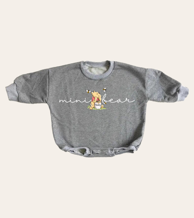 Mama Bear & Mini Bear matching Baby Sweatshirt Romper bodysuit & Crewneck Hippo Boutique