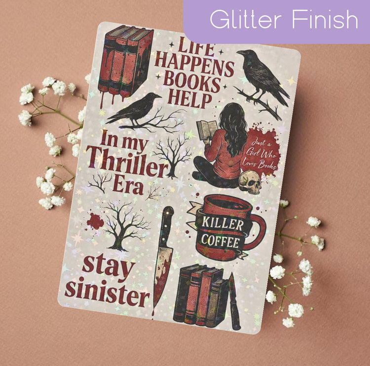 Kindle Insert - In My Thriller Era Hippo Boutique